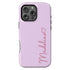 Personalized Cute Vibrant Heart Accent iPhone Case